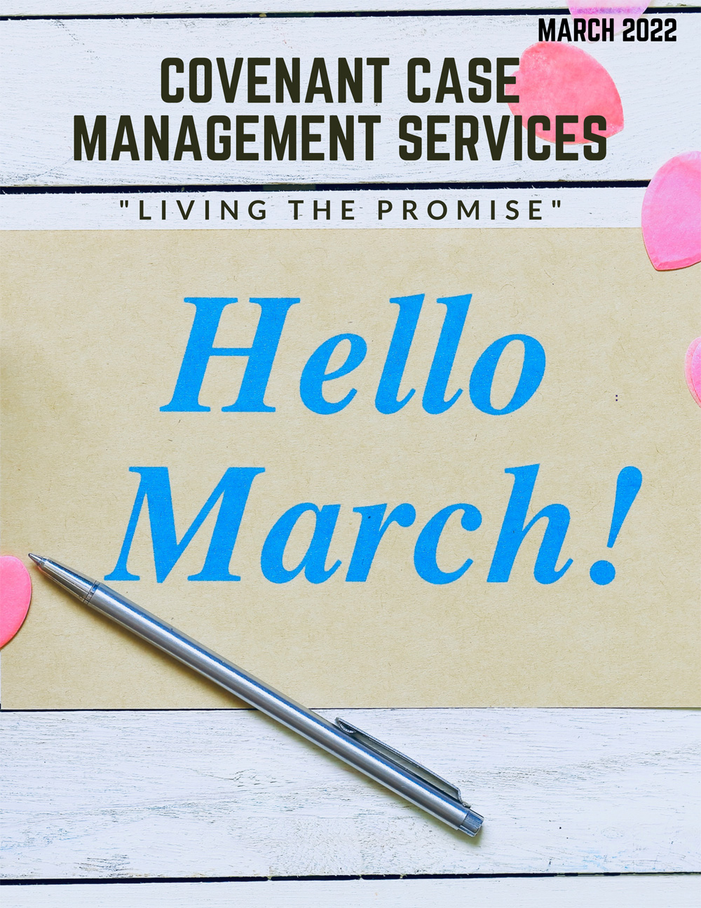 March 2022 Newsletter from Covenant Case Management Services