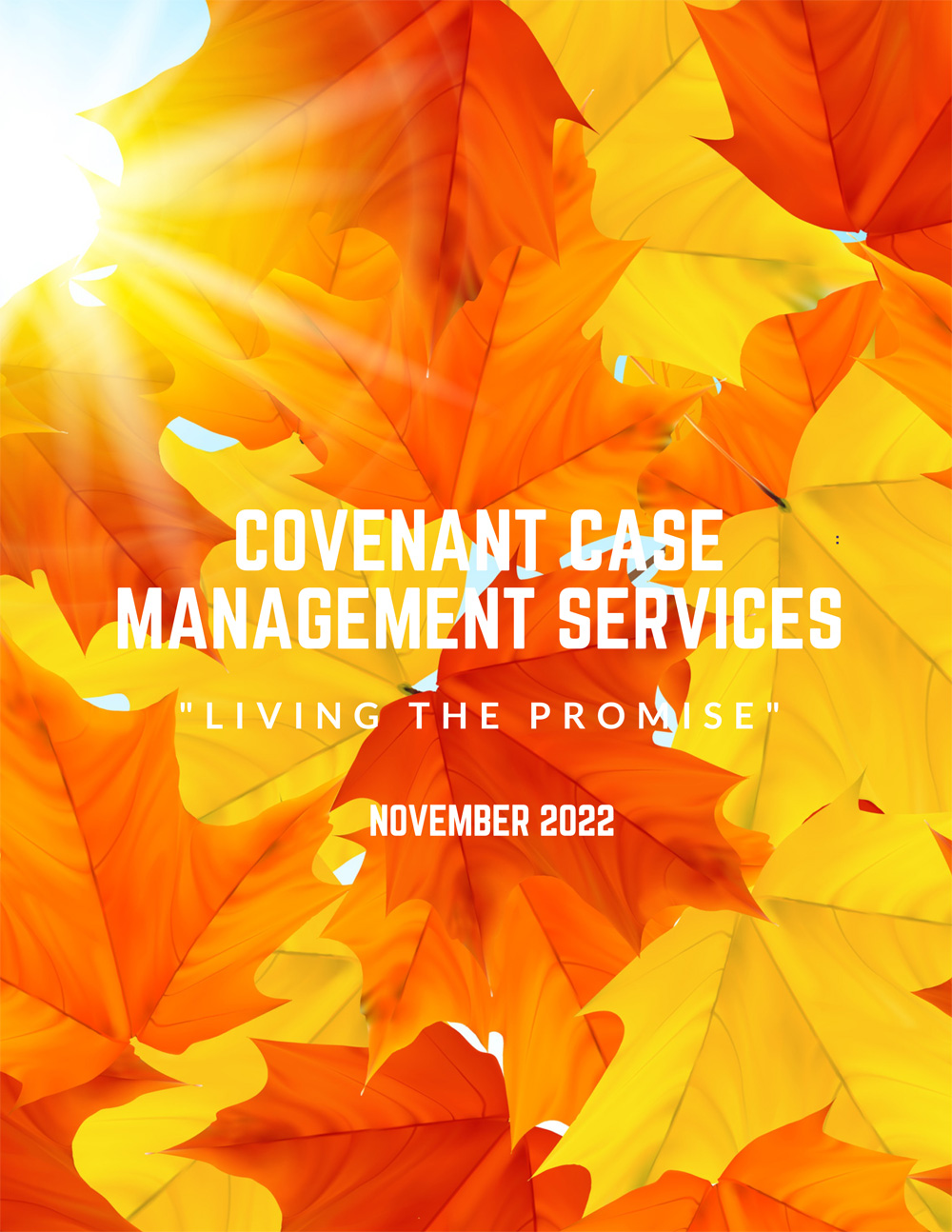 November 2022 Newsletter from Covenant Case Management Services