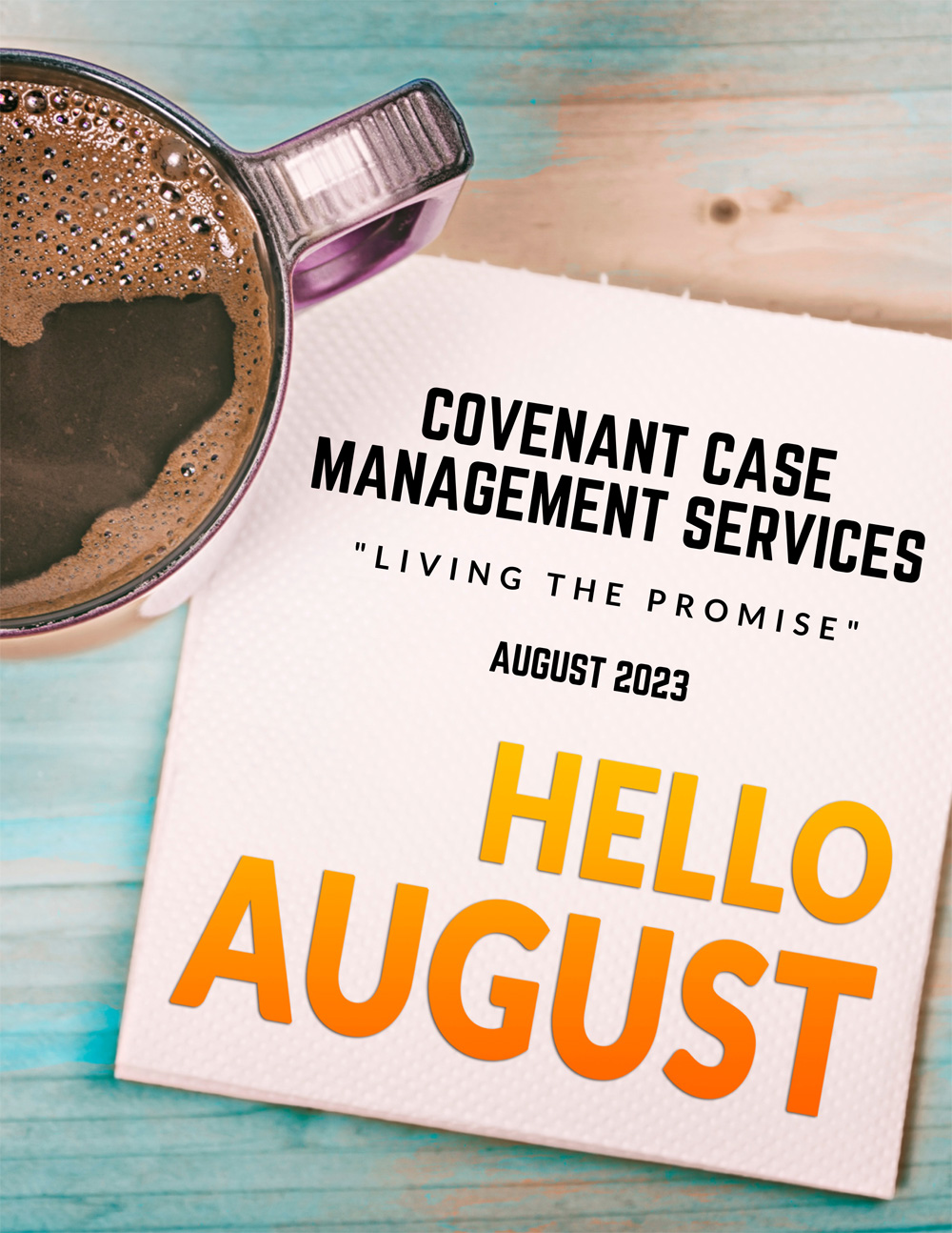 August 2023 Newsletter from Covenant Case Management Services