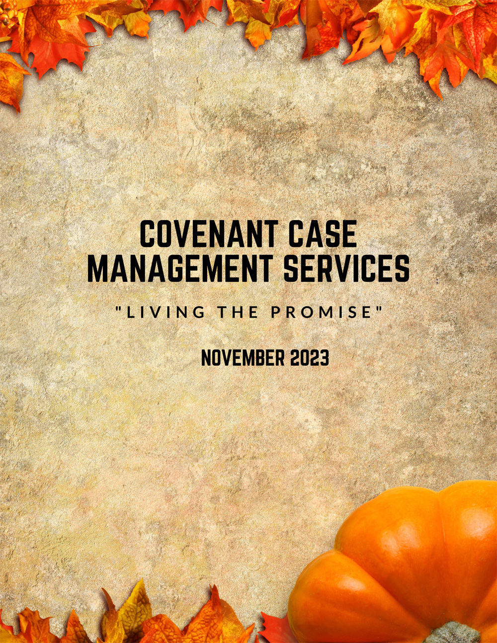 November 2023 Newsletter from Covenant Case Management Services
