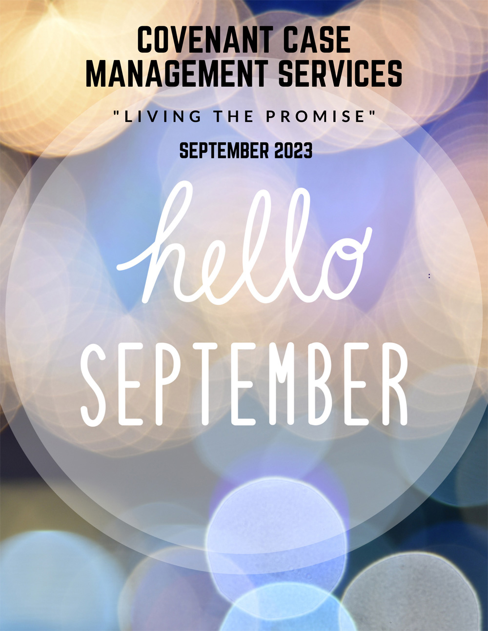 September 2023 Newsletter from Covenant Case Management Services
