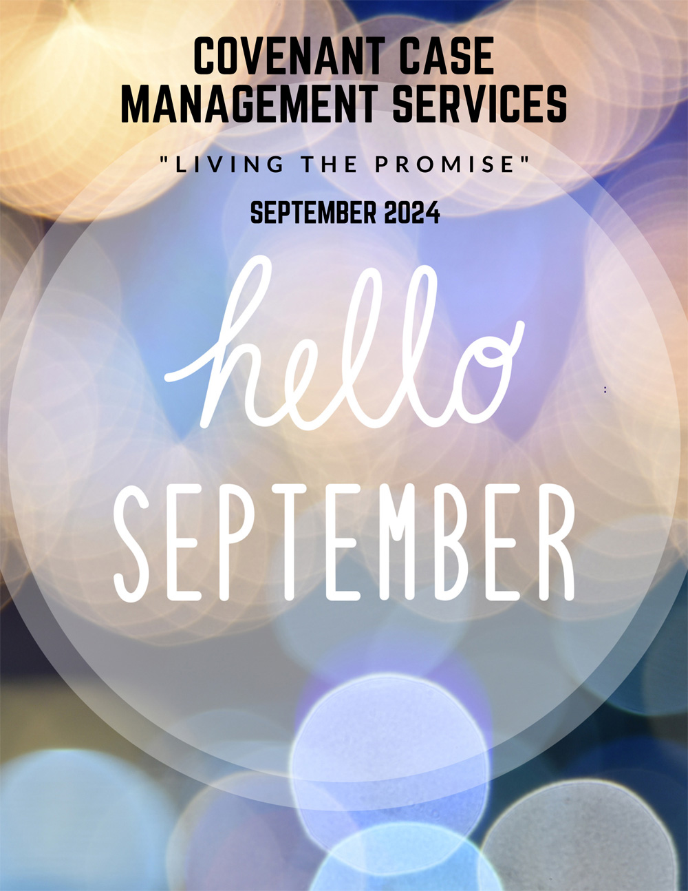 September 2024 Newsletter from Covenant Case Management Services