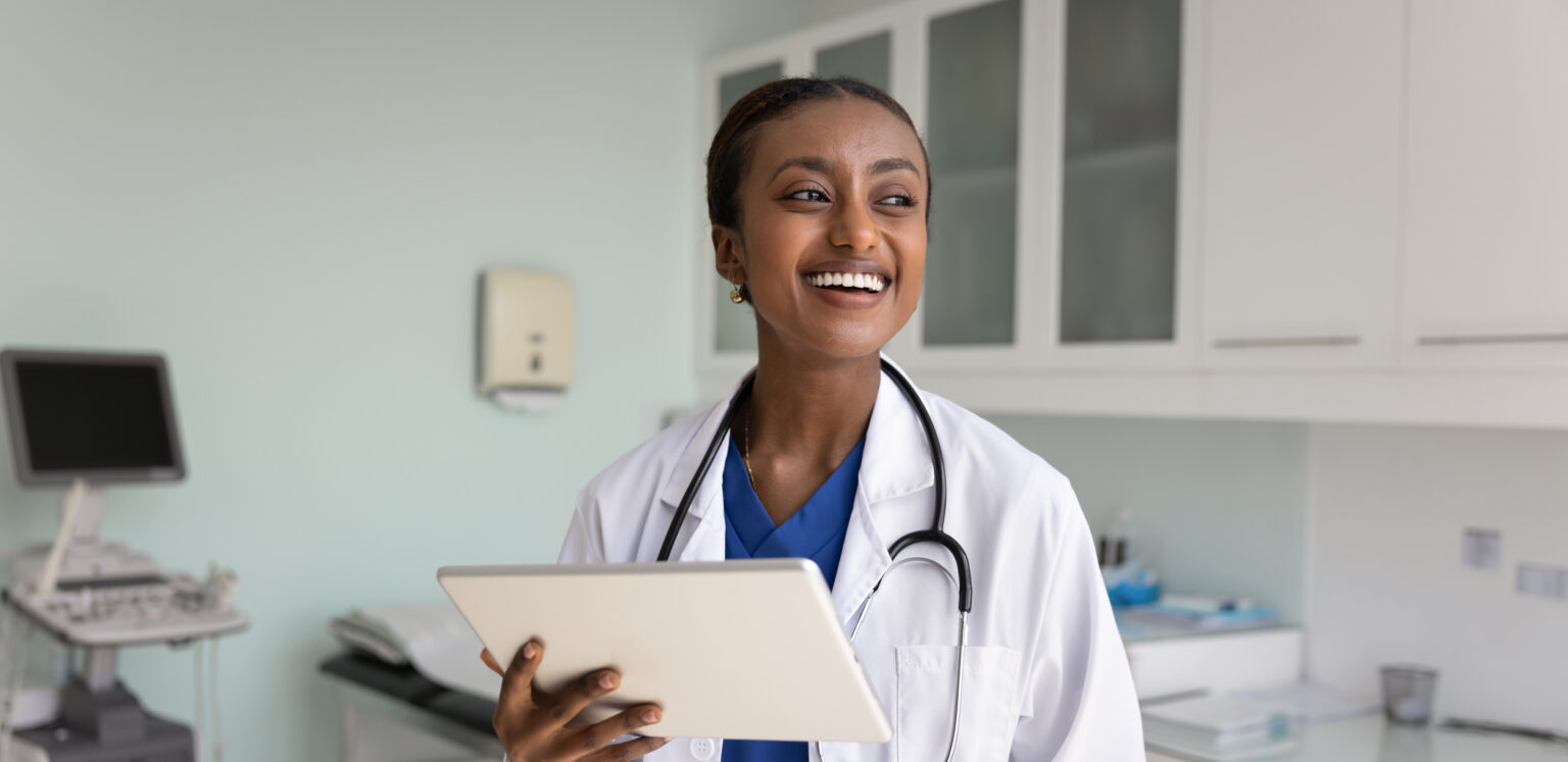 SCS nurse smiling