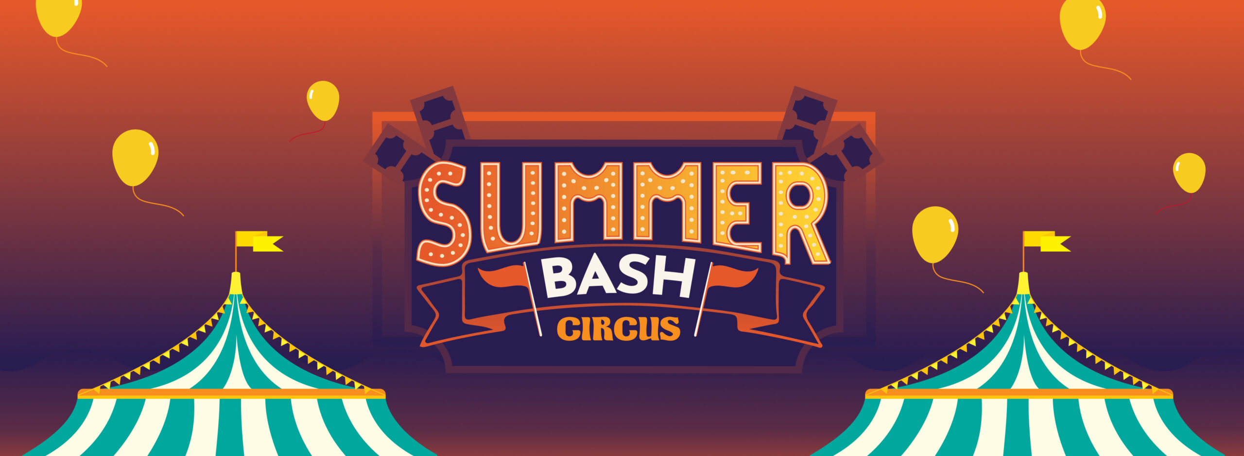 SummerBash Carnival Postcard Front SummerBash Carnival Postcard Front
